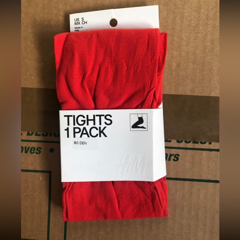 H&M Vibrant Orange Tights